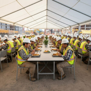 Alimentación para faenas de construcción__Tres Mundos